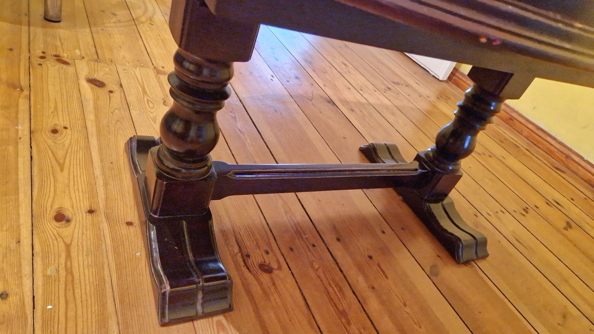 Stół drewniany, ława - rozkładany i podwyższany