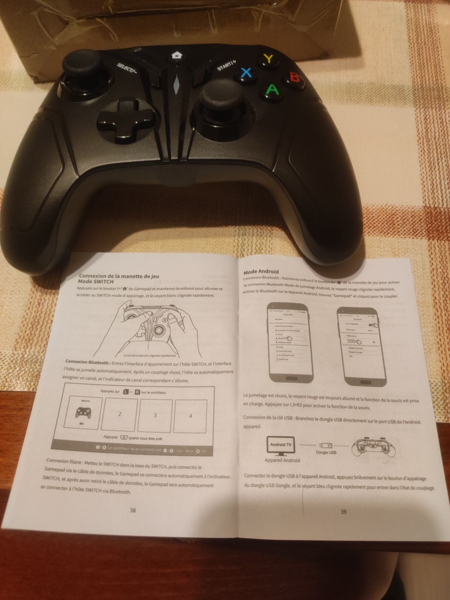 Gamepad RH-068 (nowy) android,, Switch, ps3, Windows, aios pc,