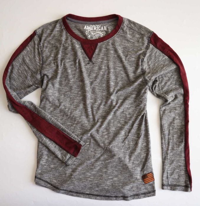 AMERICAN REPUBLIC | bluzka męska long sleeve M