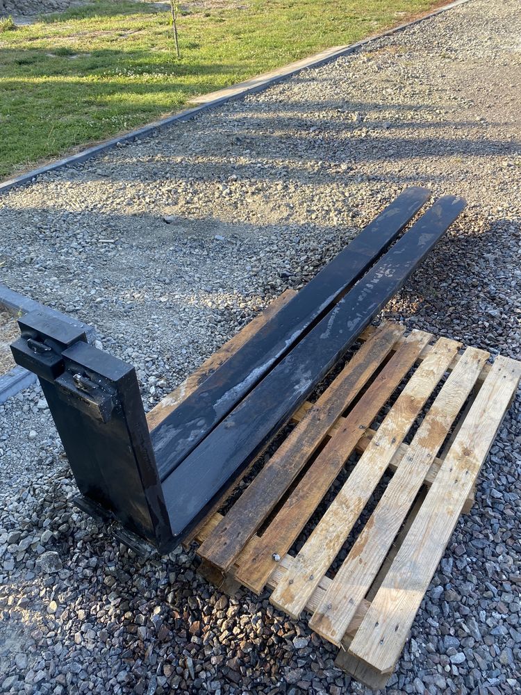 Widły 2.4m długie wózek widłowy ładowarka Linde Jcb Manitou 51cm