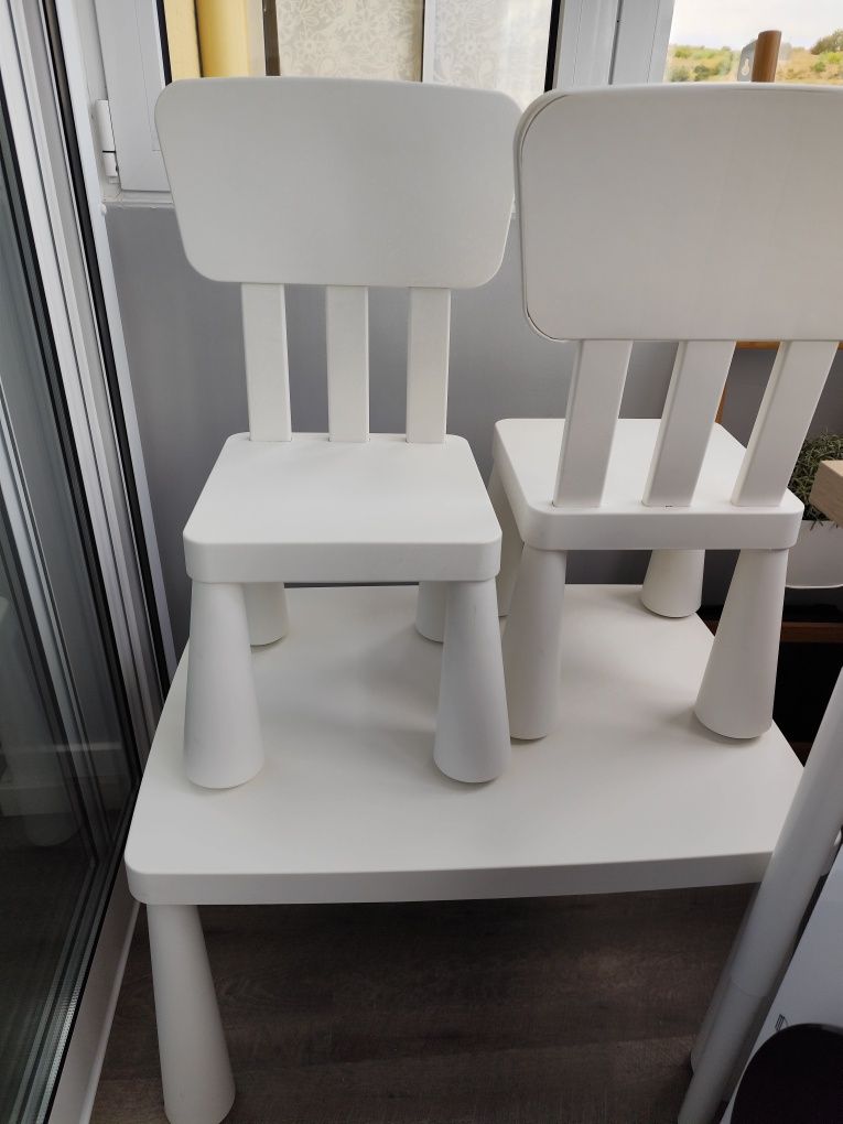 Mesa e cadeiras criança MAMMUT IKEA acho