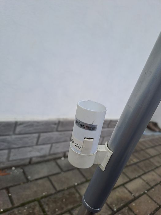 Srebrna lampa stojąca podłogowa 3 żarówki