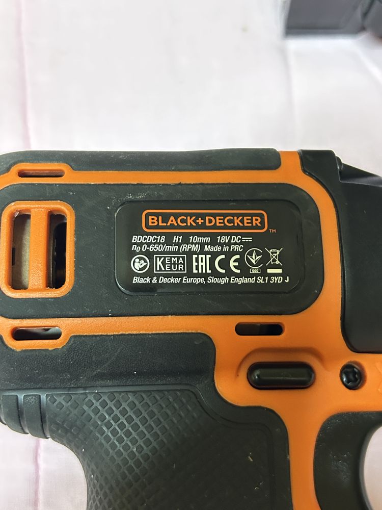 Wkrętarka Black+Decker 18V