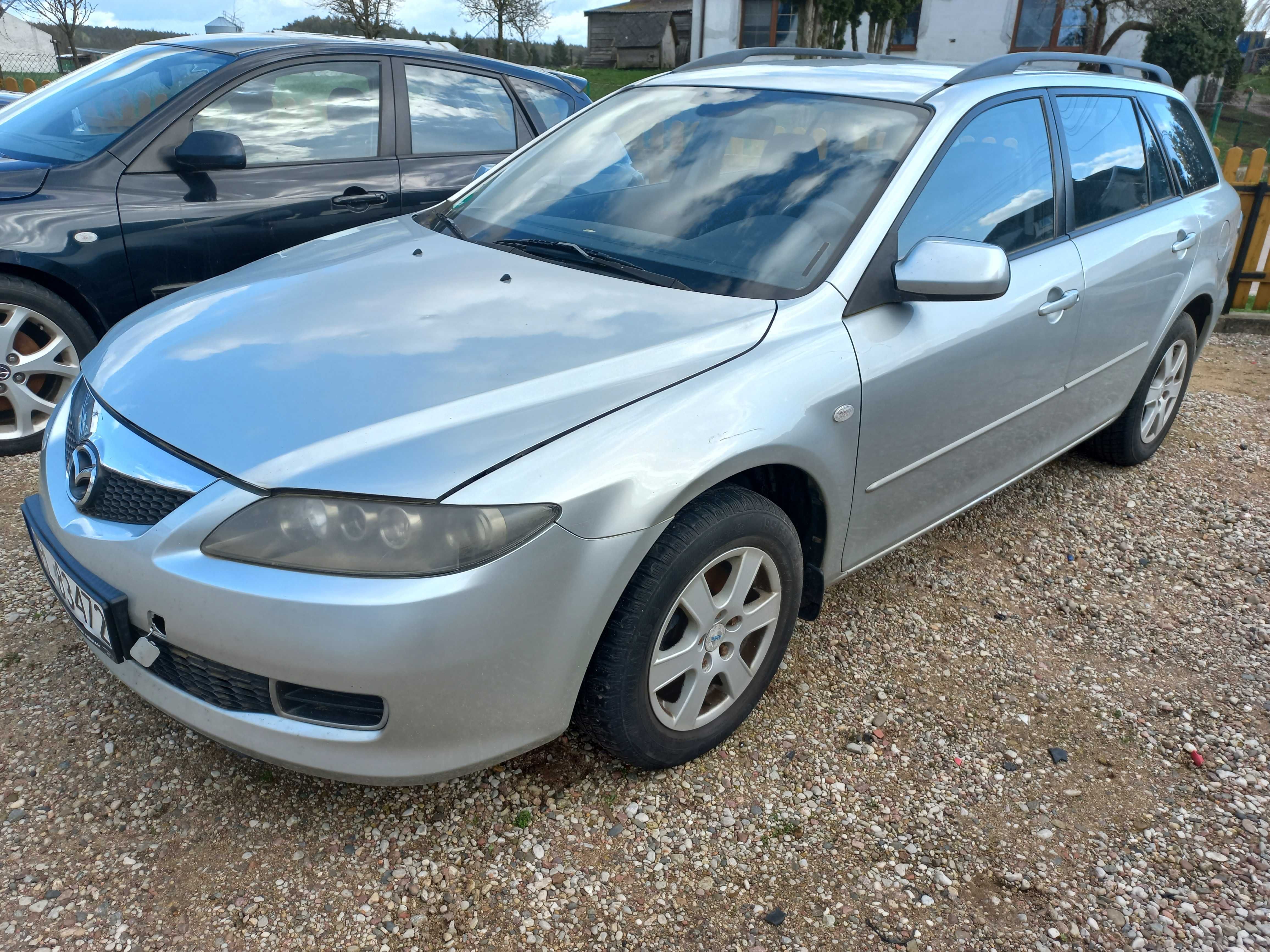 Maska zderzak blotnik mazda 6 16w czarny