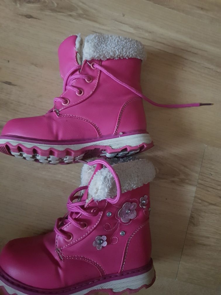 Buty zimowe dla dziewczynki