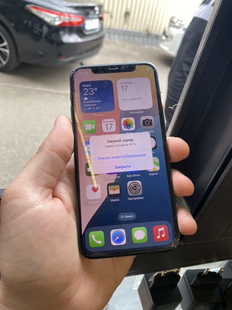 Продам экран модуль дисплей lccd apple iPhone 11 pro битый но робочий