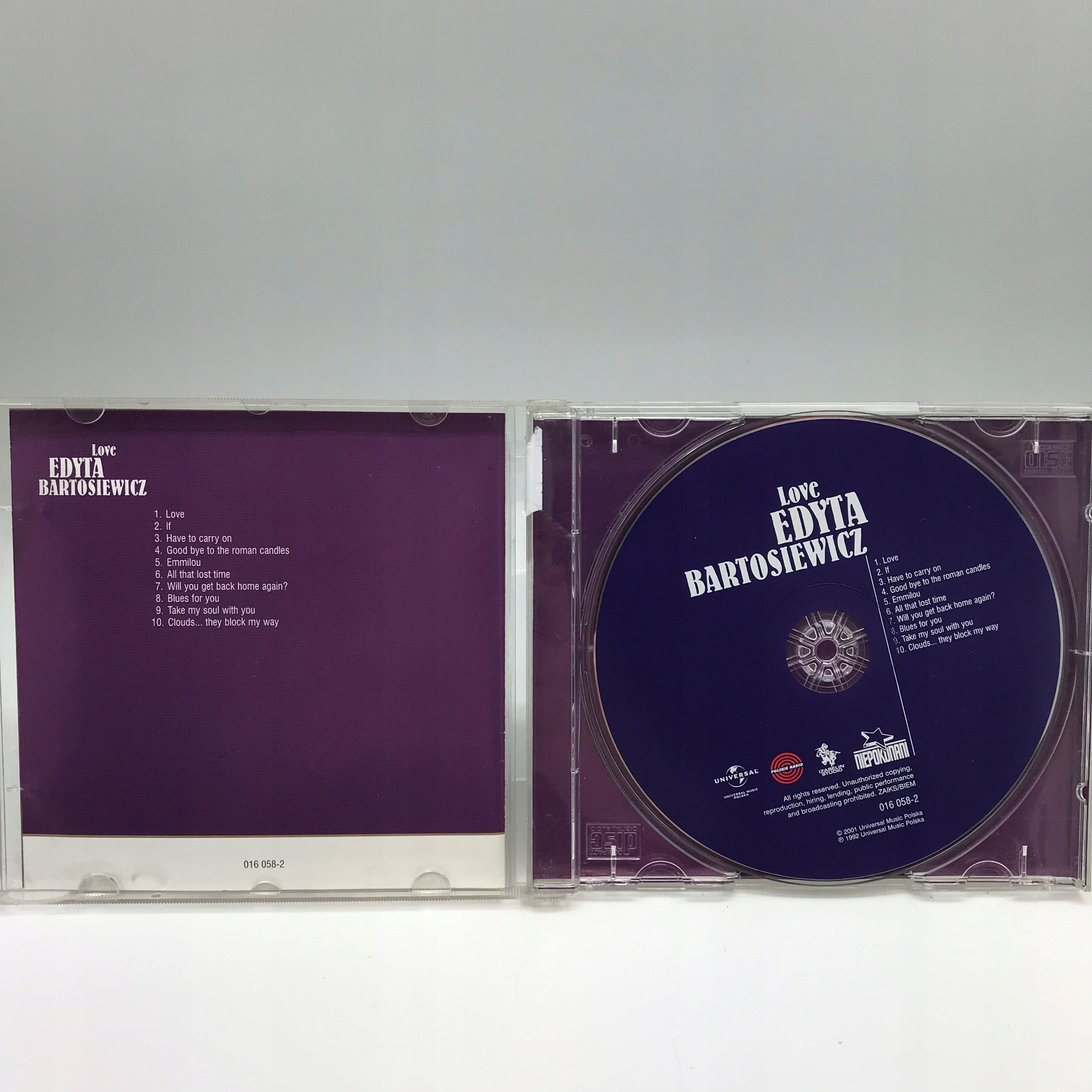 cd - edyta bartosiewicz - love