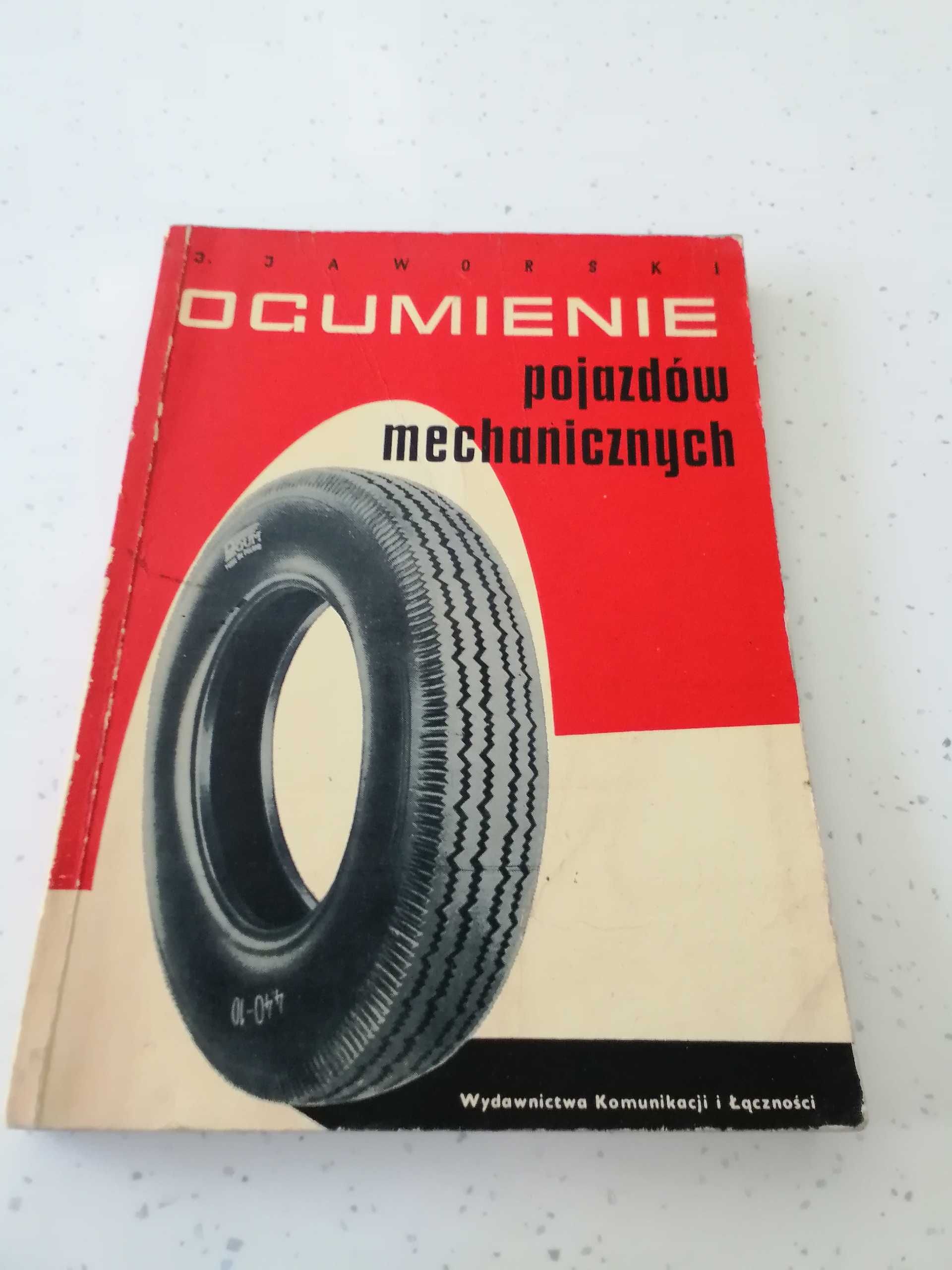 OGUMIENIE pojazdów mechanicznych - książka z roku 1965