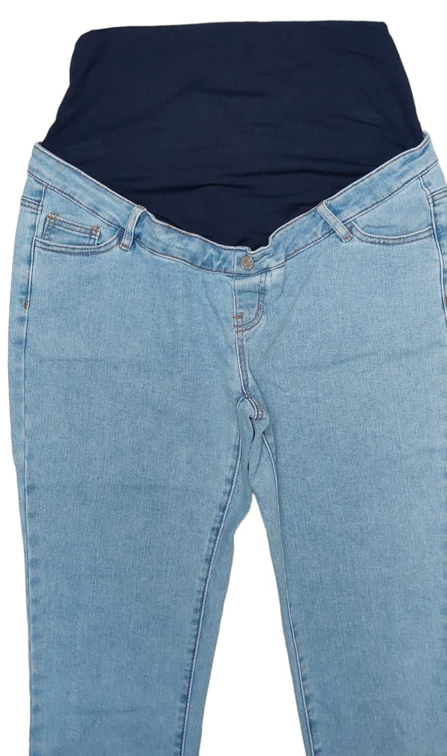 Spodnie jeansy ciążowe, R. 44