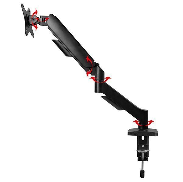 Uchwyt biurkowy gazowy do monitora TV 17-32 cali Blow do biurka 76-881