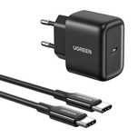 Sieciowa Usb-C (Czarny) Usb-C (Czarny) Ładowarka Ugreen Cd250, Usb-C,