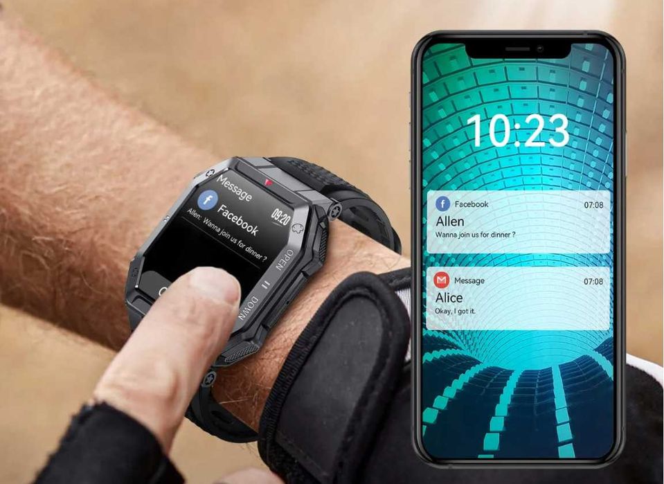 Nowy zegarek Militarny Extra Funkcje