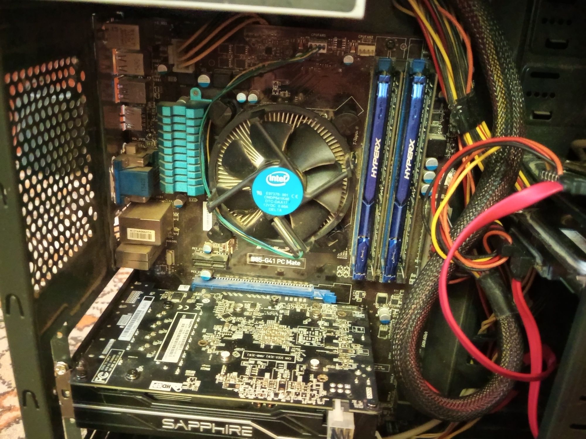 Игровой ПК intel cor i5 4590 | rx 570 | ddr 3 16 gb