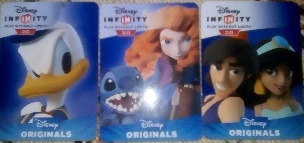 cartas Disney Infinity coleção das 3 versões