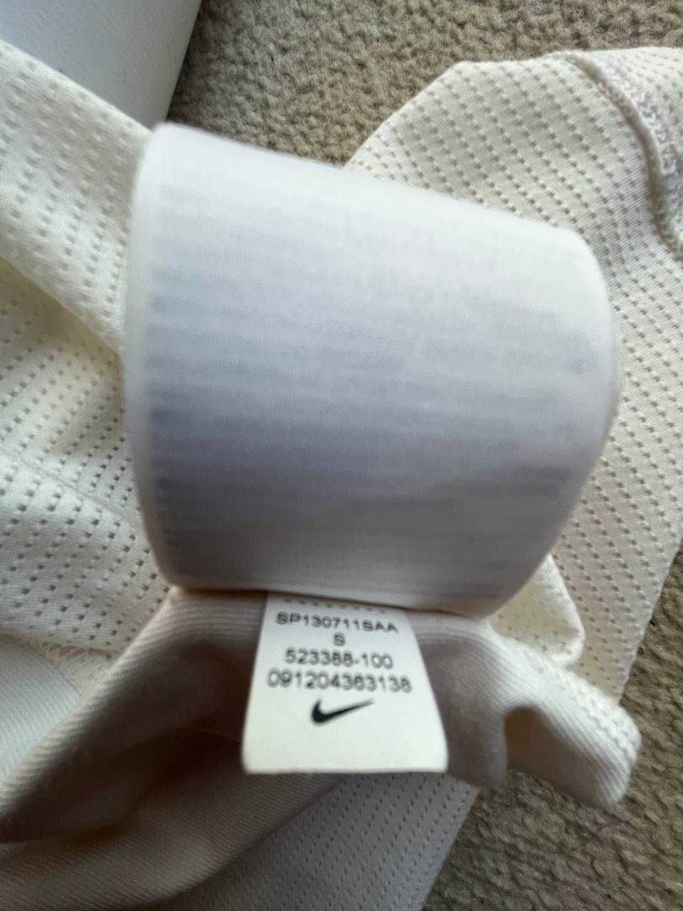 Sportowa Damska Koszulka bez Rekawow Biala Treningowa Nike (S)