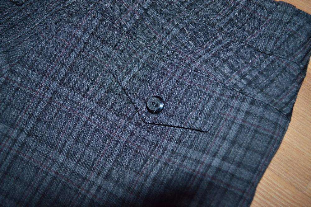 Spodenki w kratę - wysoki stan