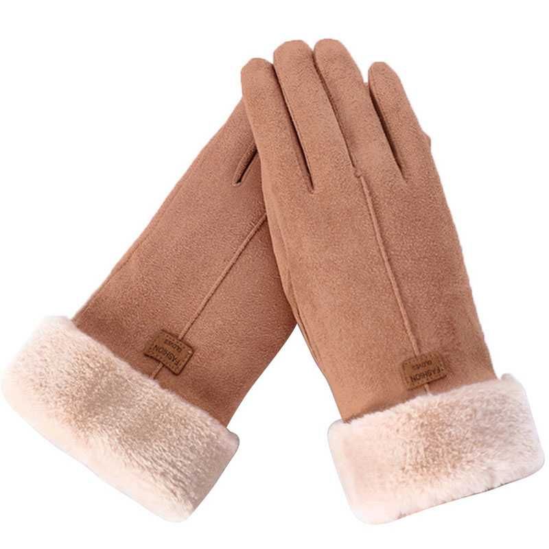 Зимові жіночі рукавички / рукавиці з сенсорними пальцями