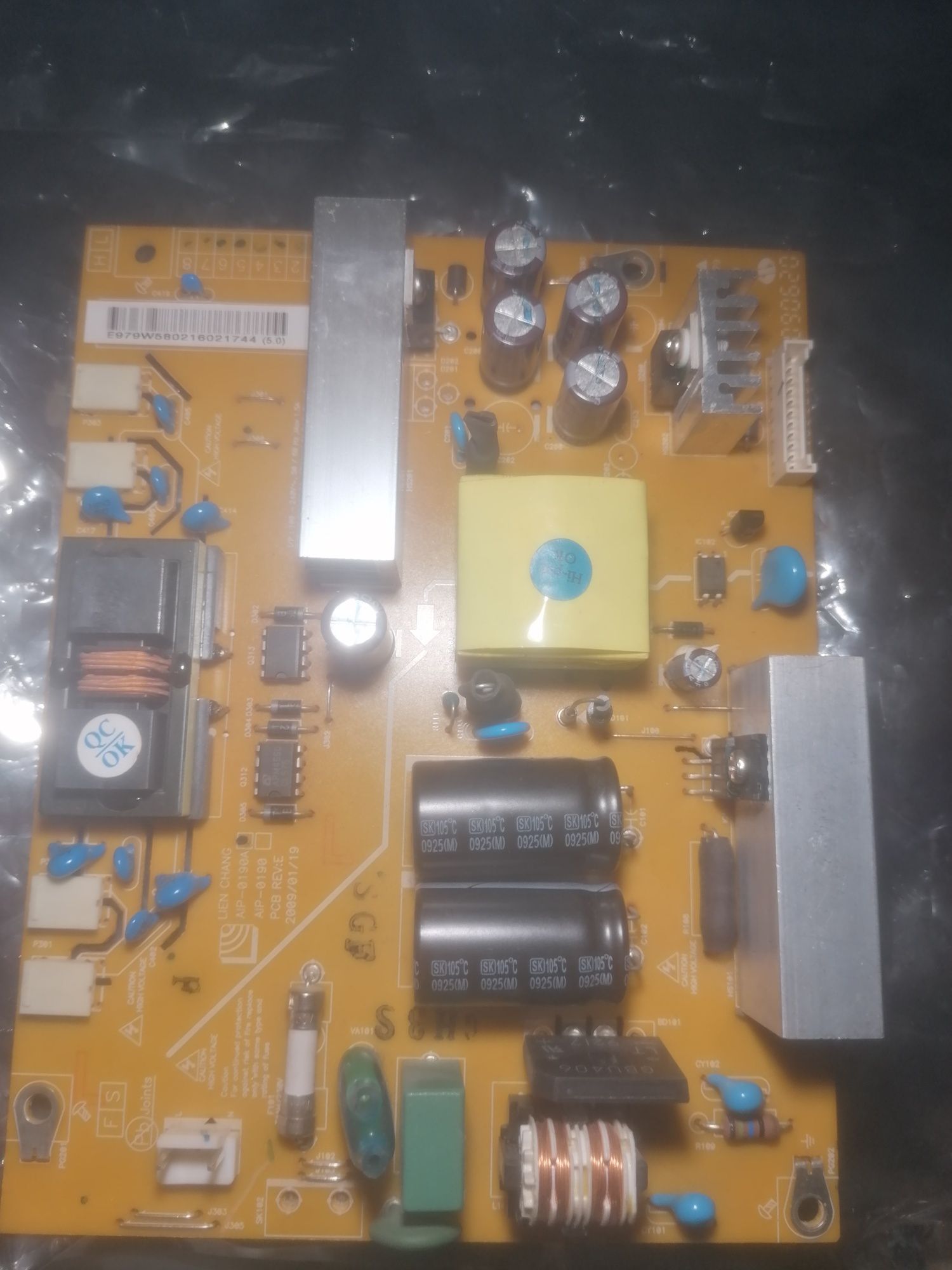 Placa power main AIP 0190 de TV LG