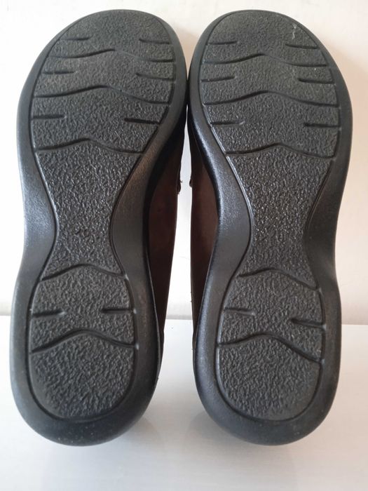 Damskie skórzane zamszowe buty mokasyny r. 40