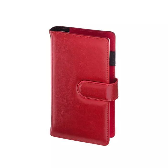 Kalendarz 2025 B6 dzienny magnetyczny czerwony KD45B-40. I-DROPS