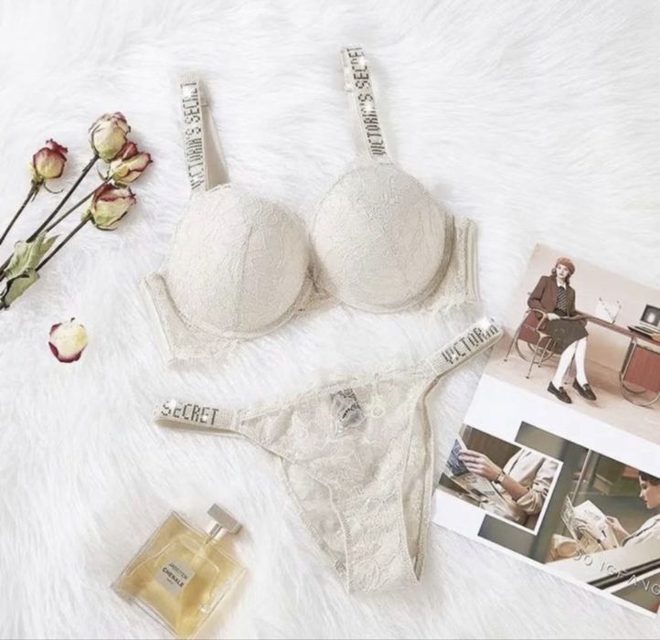 NOWY komplet bielizny Victoria’s Secret rozmiar B75 stanik + majtki