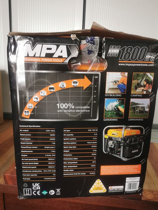 Agregat Prądotwórczy Impax 1800