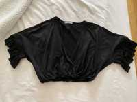 Crop Top Preto Pull&Bear