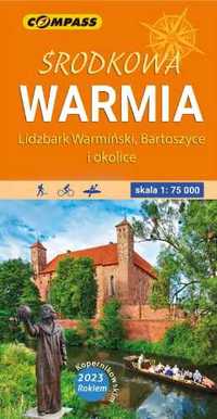 Mapa turystyczna - Środkowa Warmia lam. 1:75 000 - praca zbiorowa