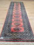 Kaszmirowy pakistański wełniany chodnik Buchara 80x235cm ręcznie tkany
