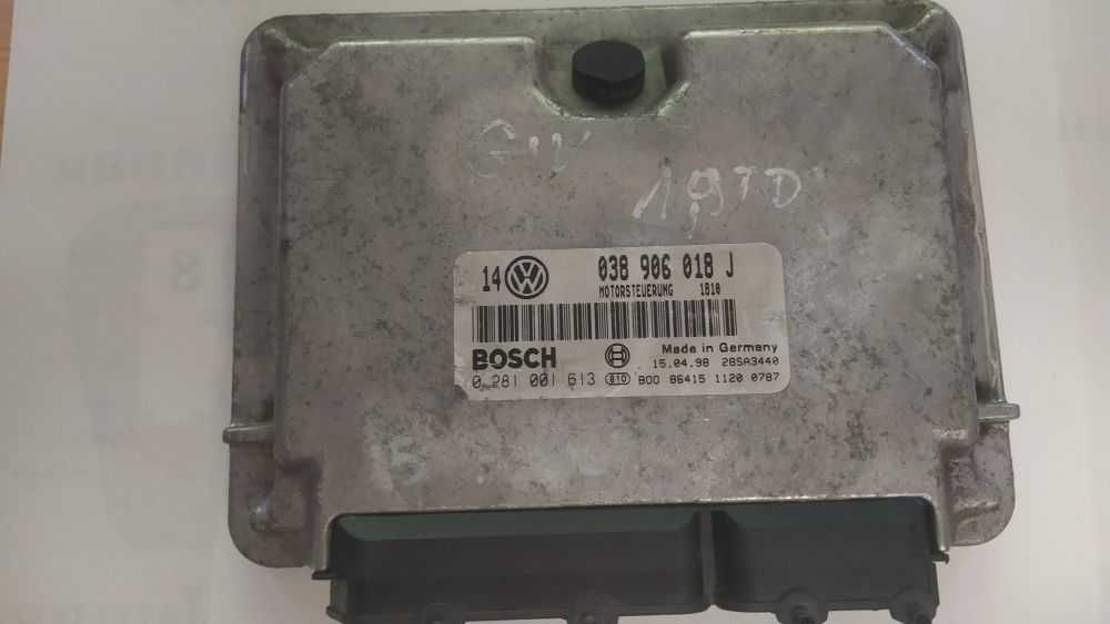 Komputer VW Golf IV Skoda 1.9TDI 038.906.018 J GN BL Immo OFF HotStart