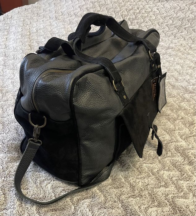 Шкіряна дорожня сумка