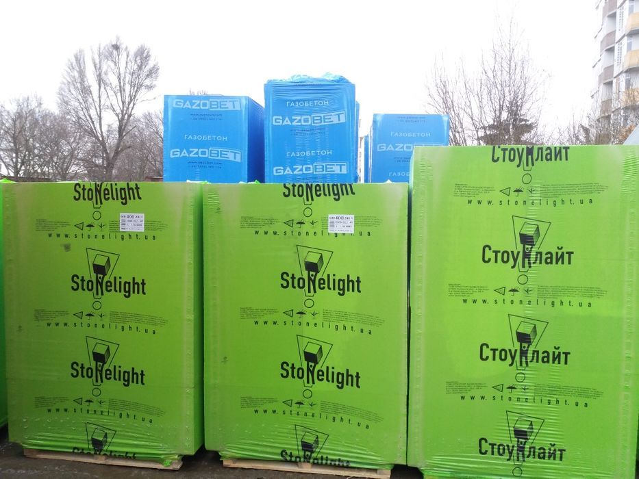 Газоблок з доставкою в Тернополі поштучно та гурт