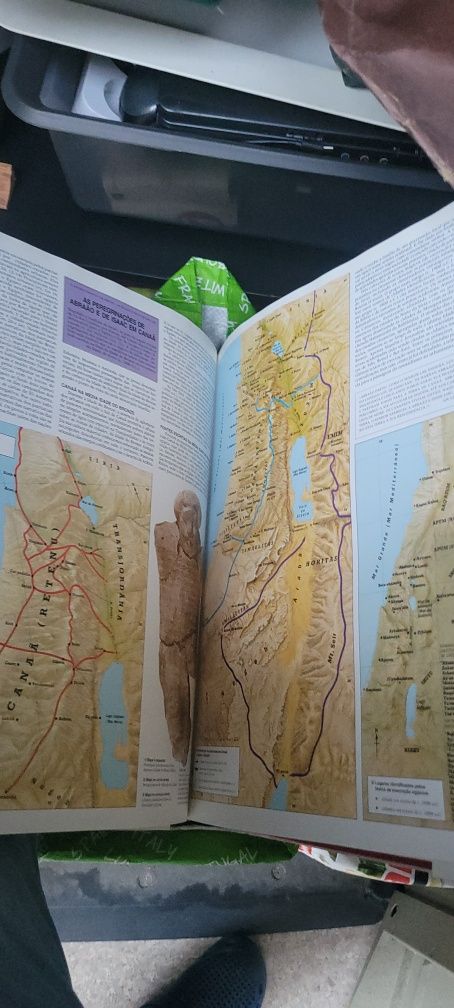 Atlas Bíblico, edição luxo Grande Enciclopédia Portuguesa e Brasileira