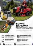 Serwis i naprawa maszyn ogrodniczych budowlanuch kosiarki zagęszczarki