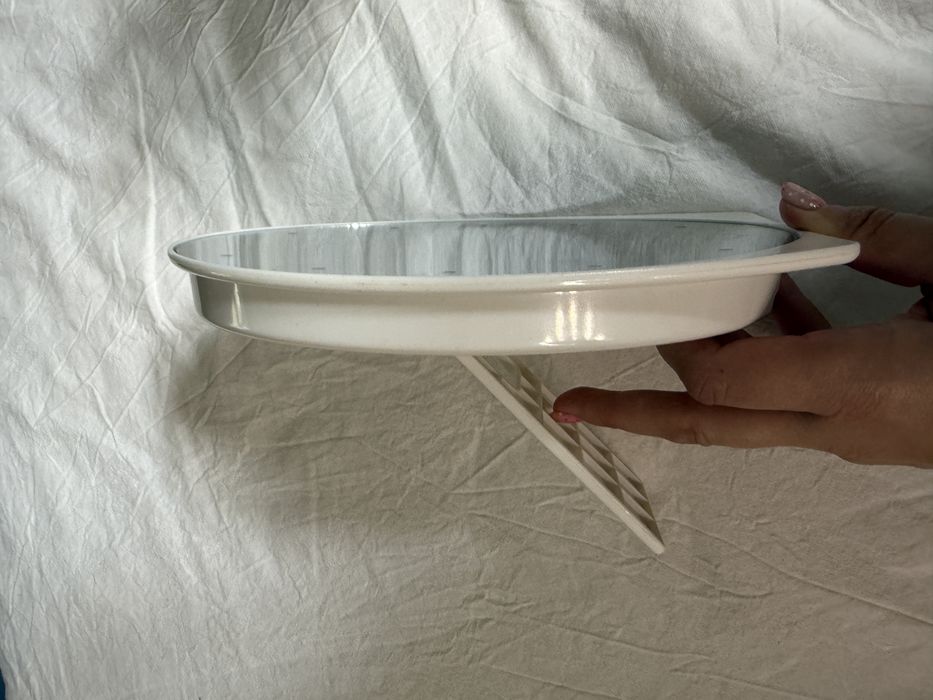 Lusterko podróżne podświetlane ideen welt rossman białe na baterie