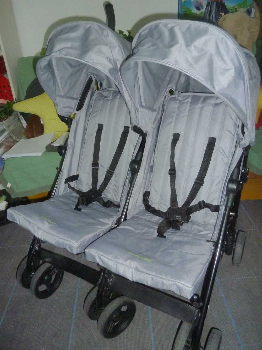 Carrinho de gémeos tipo bengala Vertbaudet