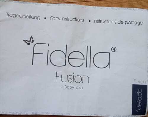 Fidella Fusion genialne nosidło ergonomiczne Outer Space Lilac