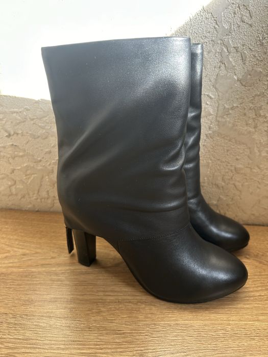 Трендові ботильони труби чоботи сапожки 38 39 розмір
