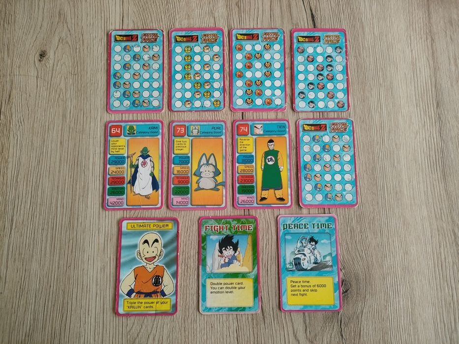 Karty Dragon Ball 11szt