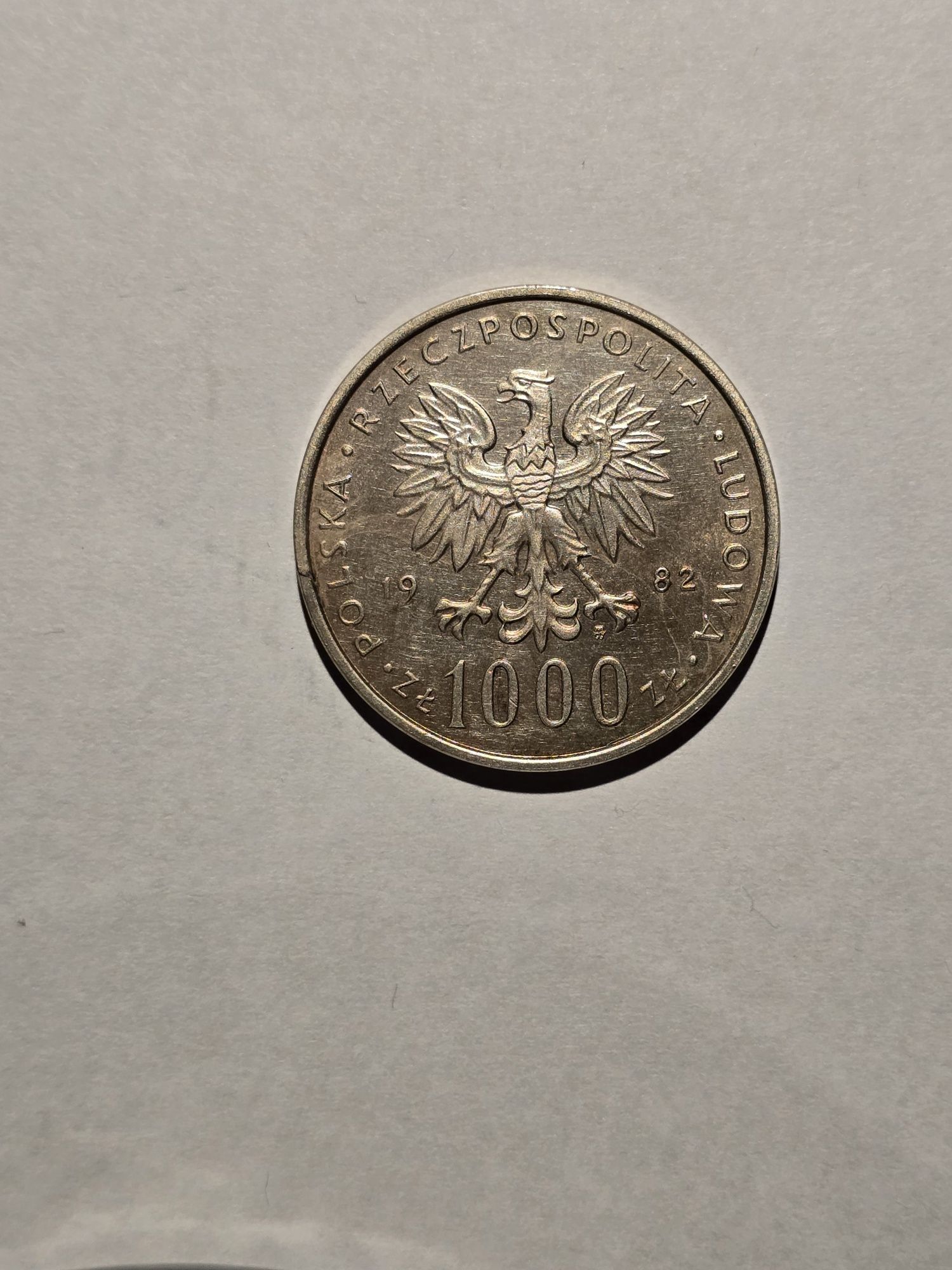 Moneta 1000 zł Jan Paweł II 1982
