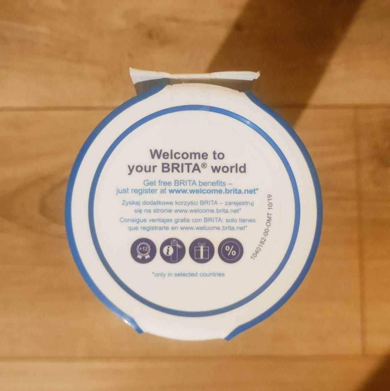 Butelka filtrująca na wodę Brita fill&go Vital w kolorze niebieskim