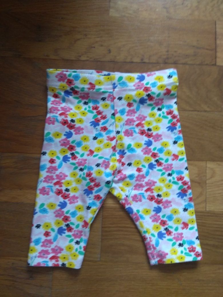 Legginsy 3/4 rozmiar 74, 2 sztuki