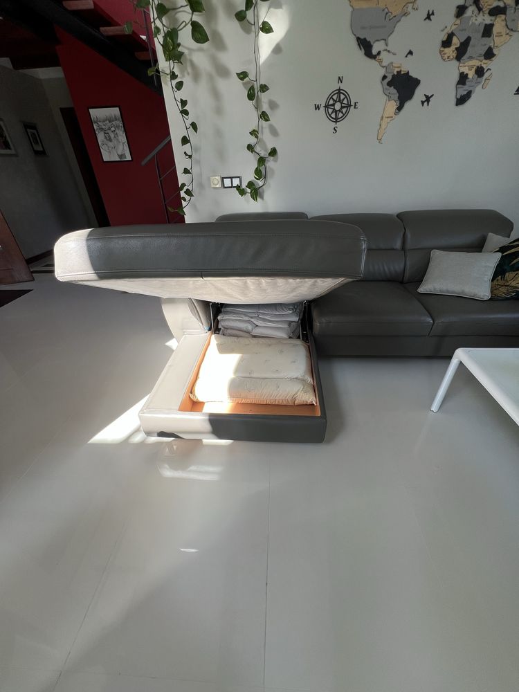 Zestaw mebli Kler skóra naturalna sofa dwuosobowa, narożnik