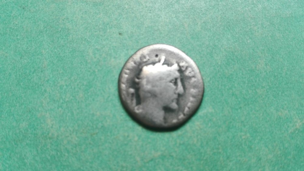 Серебро монета Варваров подражание денарию Рима 3-4вв. н.э.