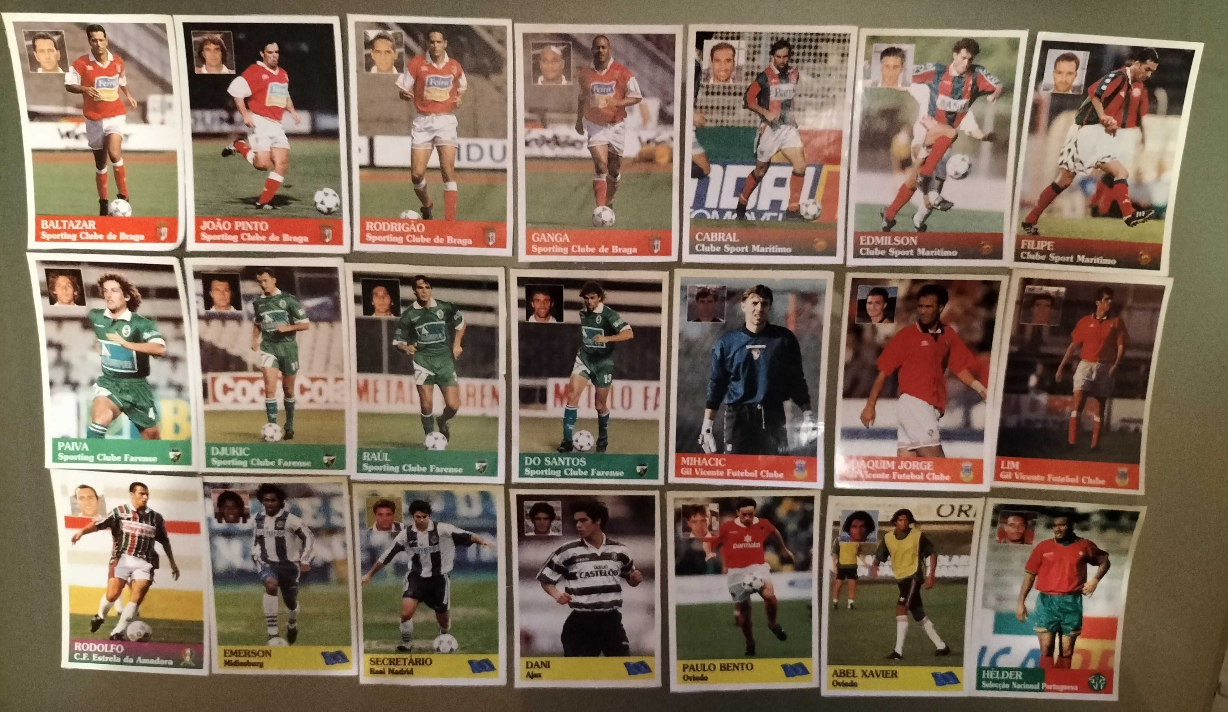 Lotes de cromos "Futebol 96/97" (listas nas últimas fotos)