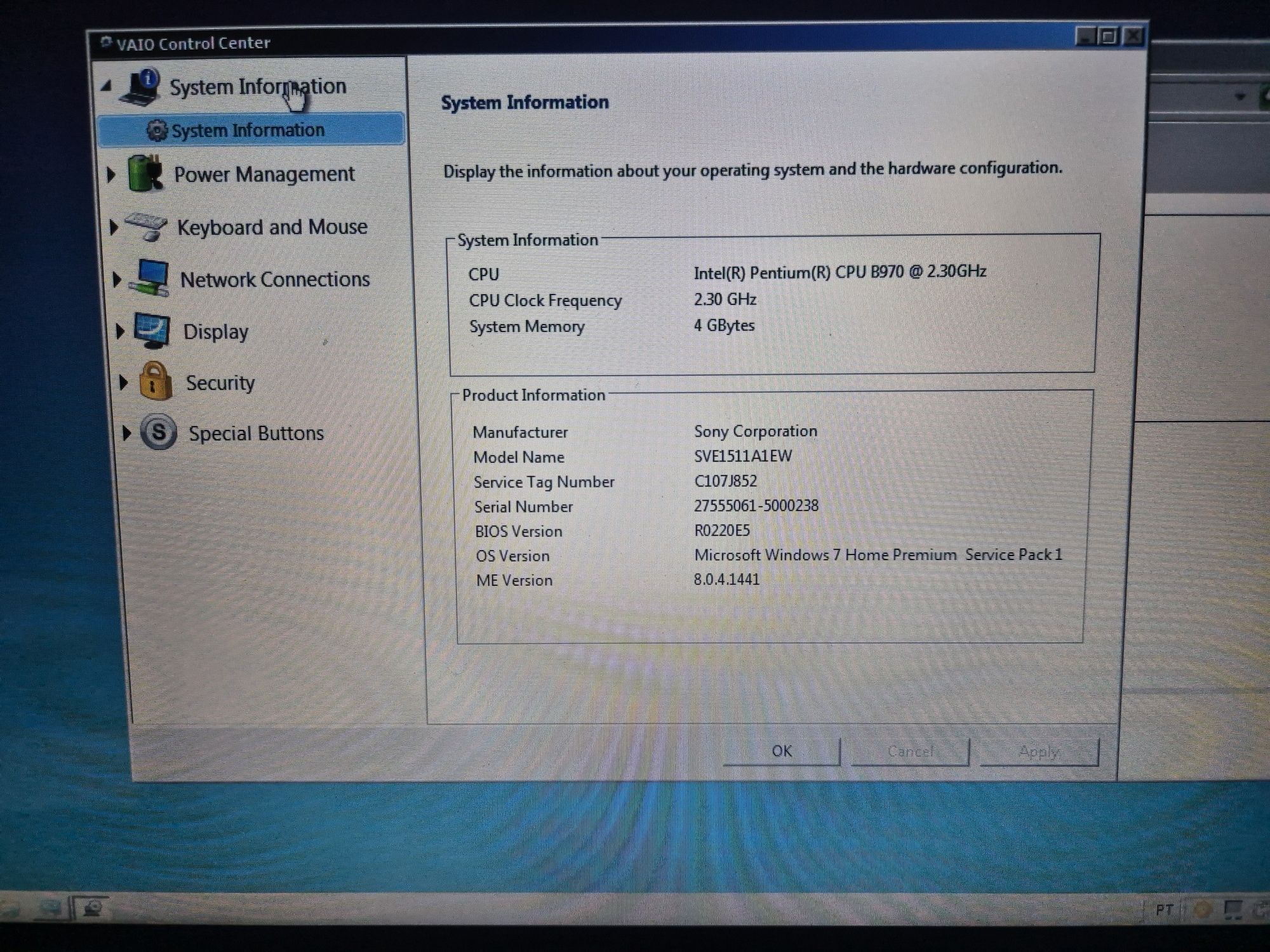 Computador SONY - VAIO