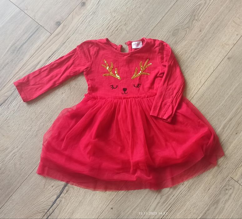 Sukienka świąteczna 18/24 m