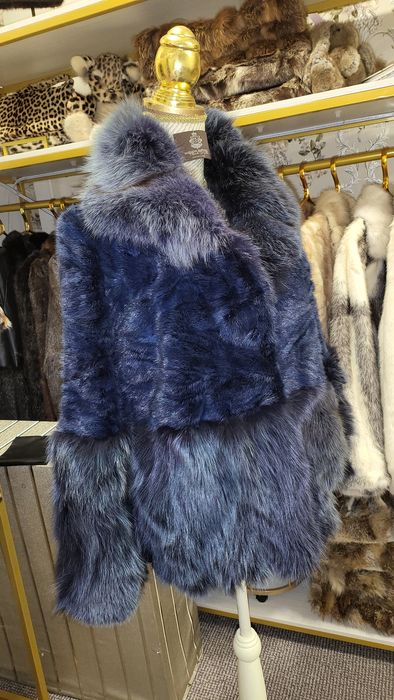Casaco Exclusivo Vison com Raposa