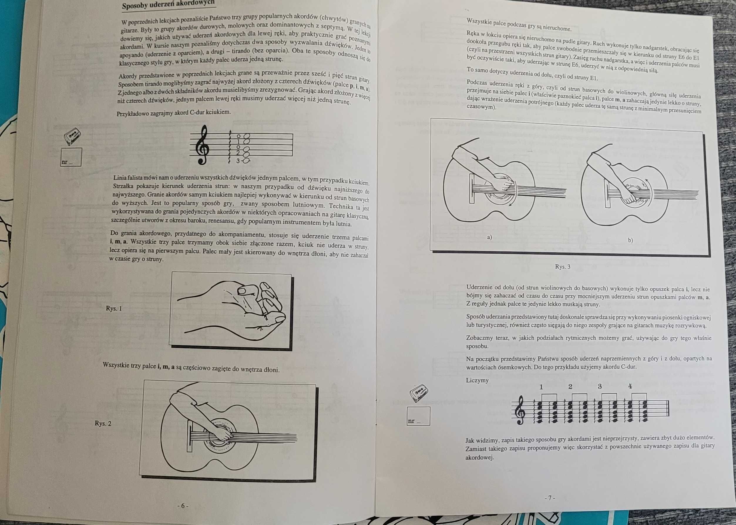 Kurs ESKK nauki gry na gitarze- kasety+zeszyty