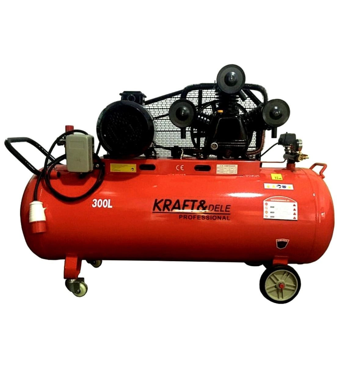 Kompresor olejowy, sprężarka 300l 3 tłoki separator 1460l/min!!